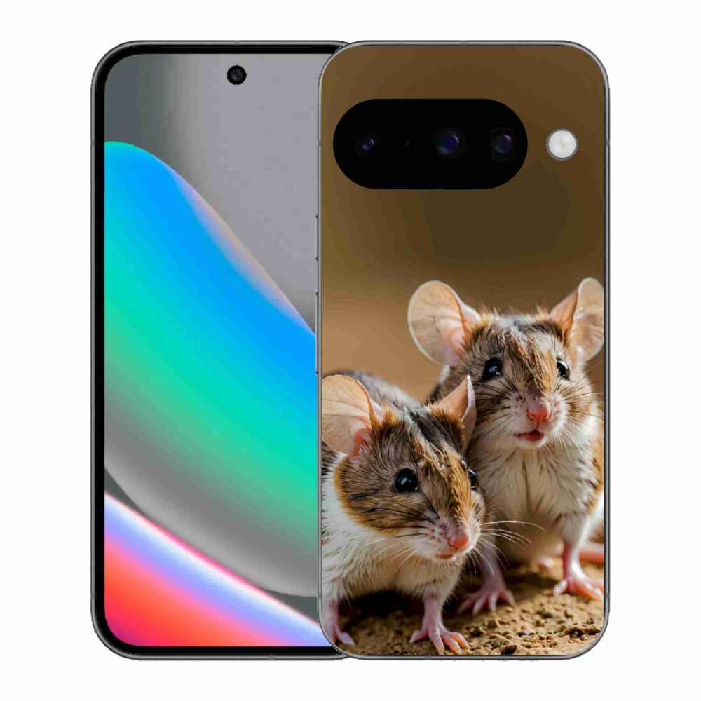 Gélový kryt mmCase na Google Pixel 10 - myší duo