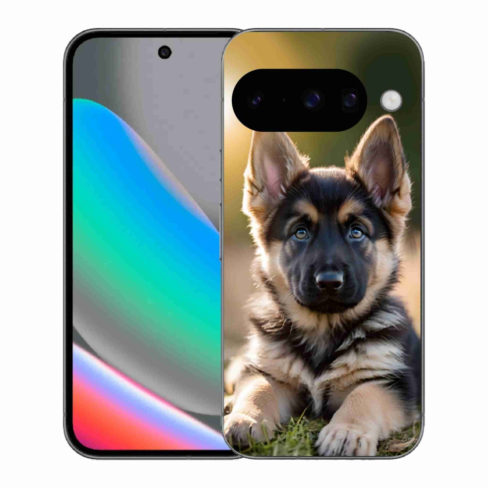 Gélový kryt mmCase na Google Pixel 10 - nemecký ovčiak v prírode