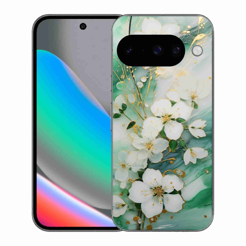 Gélový kryt mmCase na Google Pixel 10 - nežné kvety