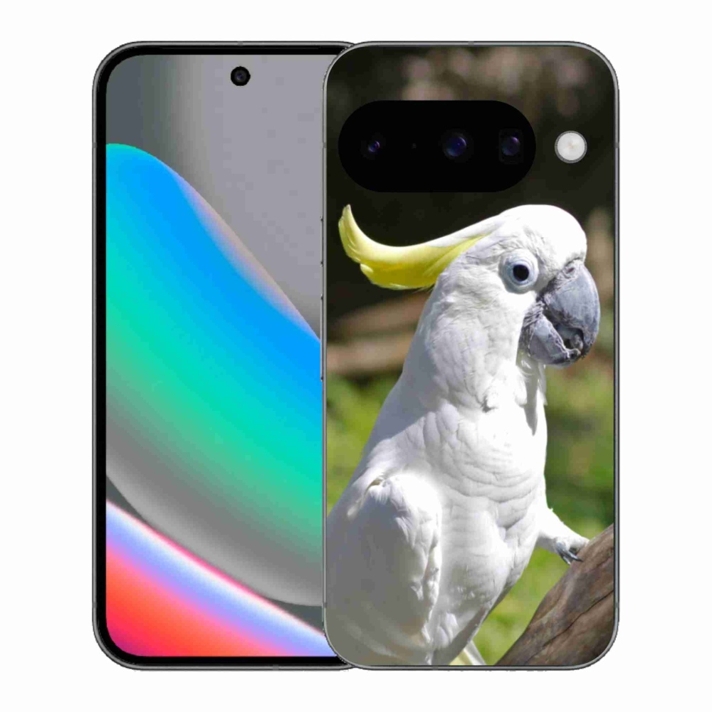 Gélový kryt mmCase na Google Pixel 10 - papagáj kakadu 2