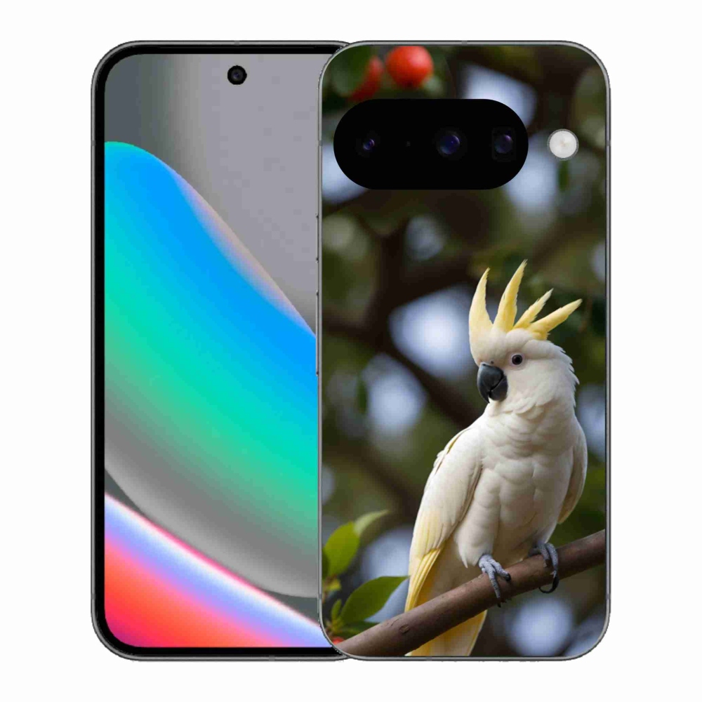 Gélový kryt mmCase na Google Pixel 10 - papagáj kakadu 3