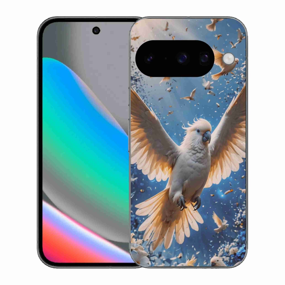 Gélový kryt mmCase na Google Pixel 10 - papagáj kakadu