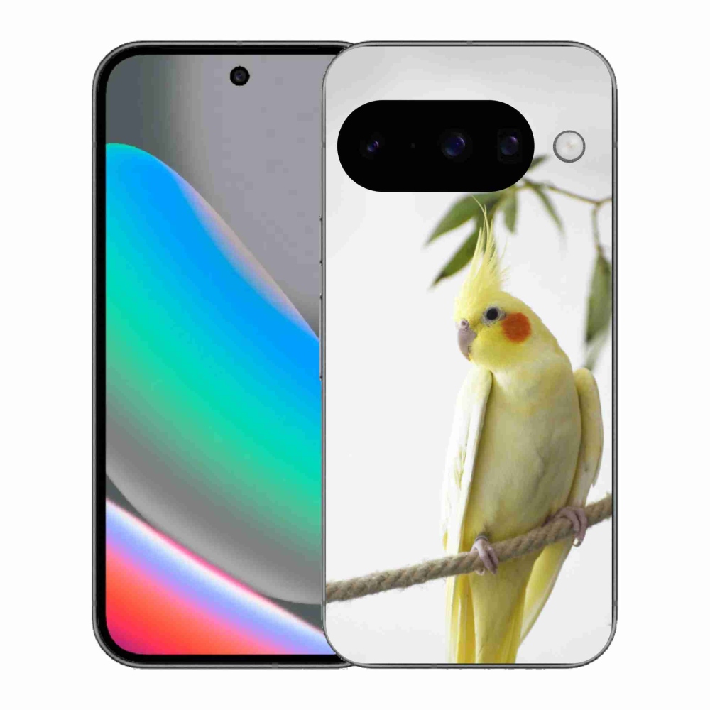 Gélový kryt mmCase na Google Pixel 10 - papagáj korela chocholatá