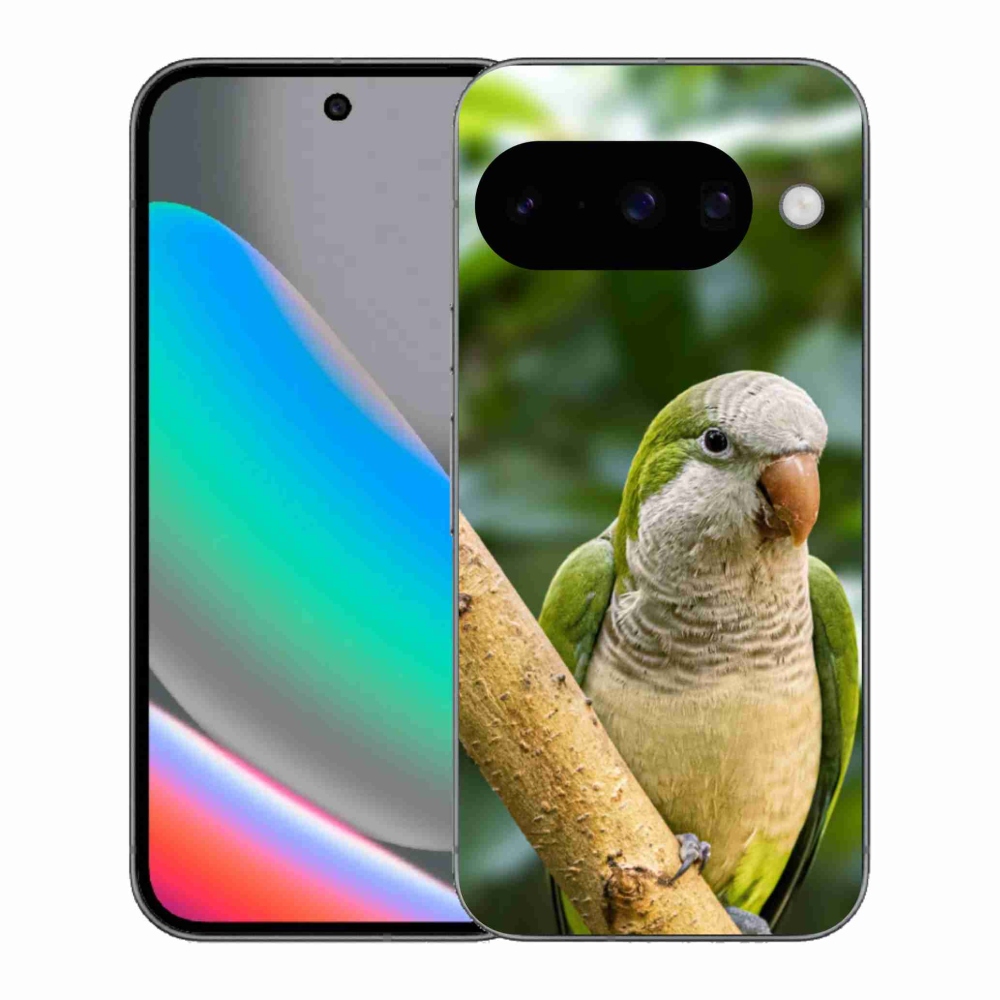 Gélový kryt mmCase na Google Pixel 10 - papagáj mníšok