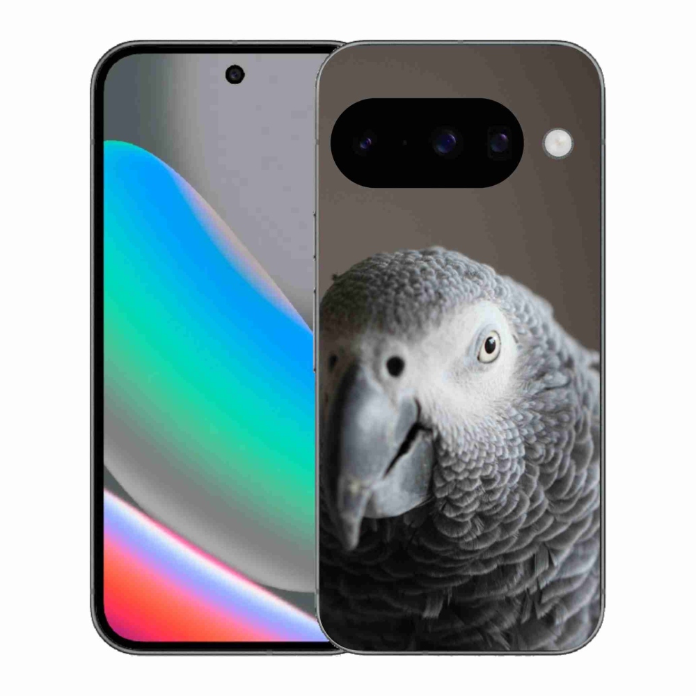 Gélový kryt mmCase na Google Pixel 10 - papagáj žako 2