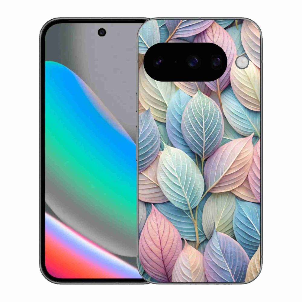 Gélový kryt mmCase na Google Pixel 10 - pastelové listy