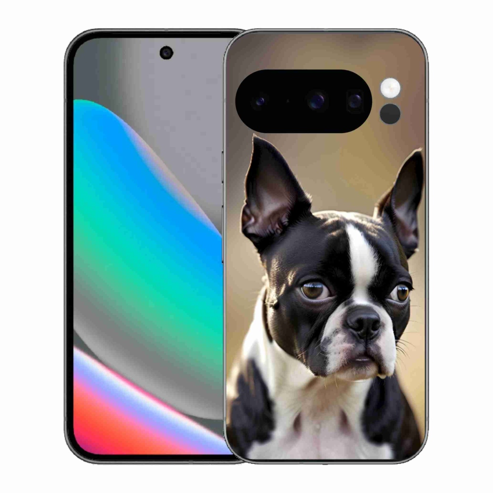 Gélový kryt mmCase na Google Pixel 10 Pro - bostonský teriér