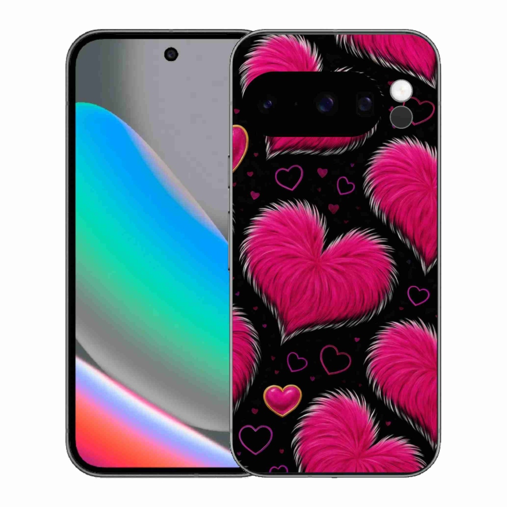 Gélový kryt mmCase na Google Pixel 10 Pro - hebké srdce