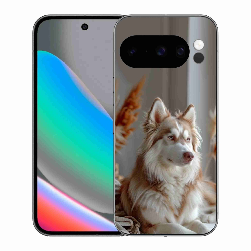 Gélový kryt mmCase na Google Pixel 10 Pro - pokojný sibírsky husky