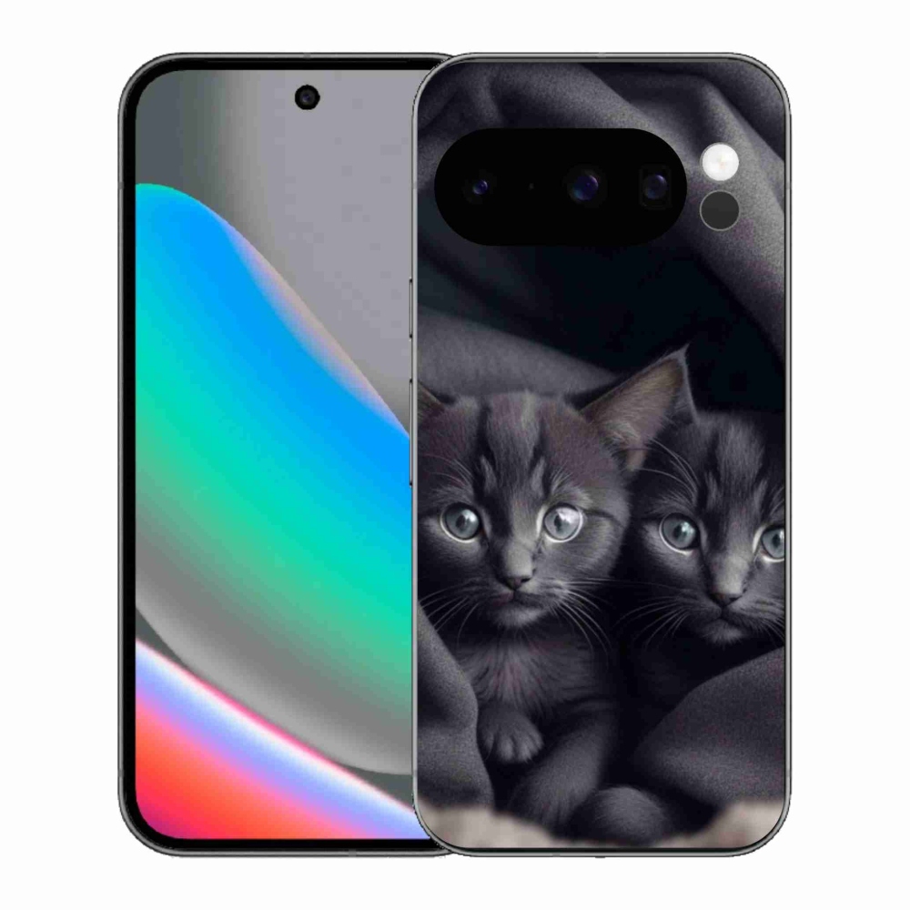 Gélový kryt mmCase na Google Pixel 10 Pro - mačacie duo