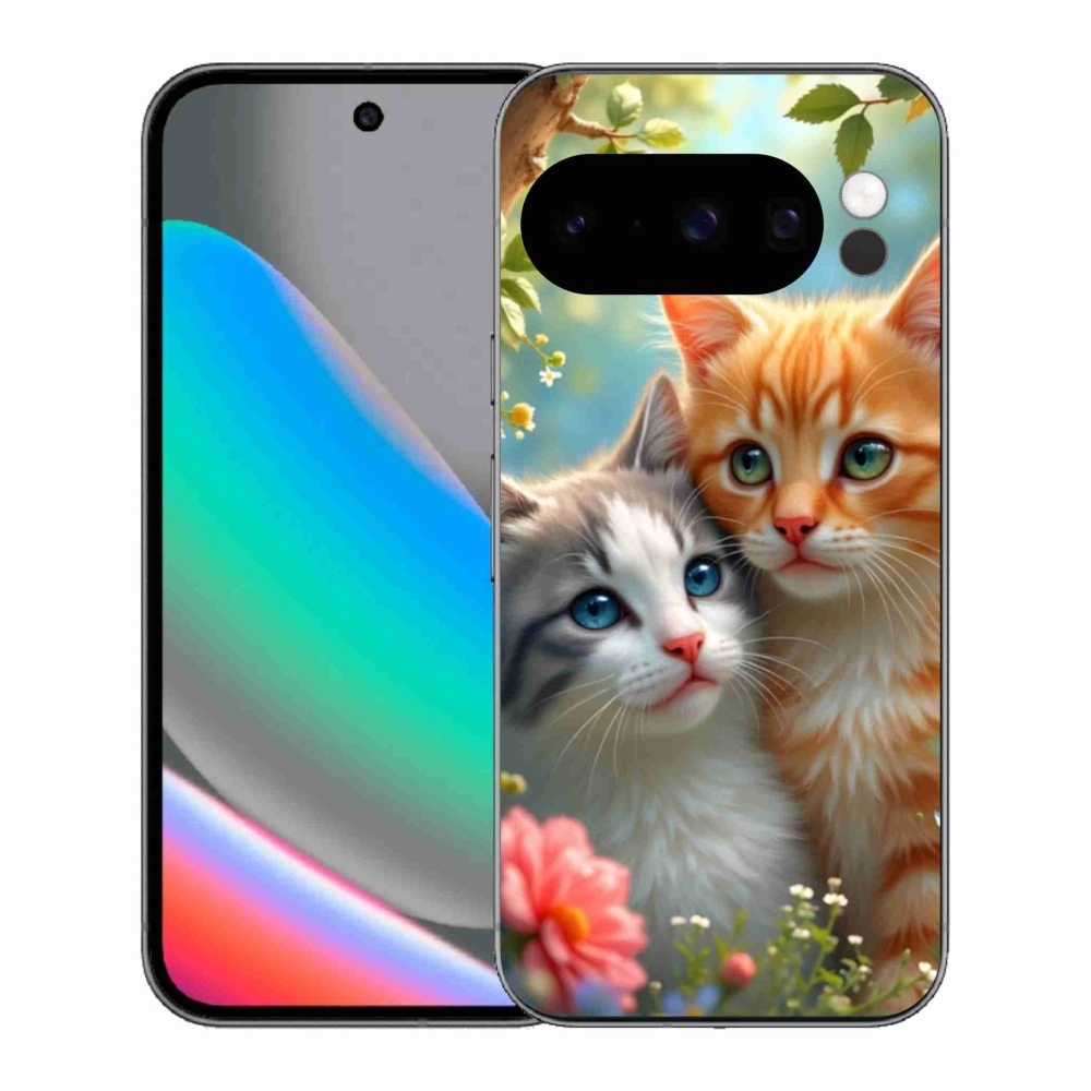 Gélový kryt mmCase na Google Pixel 10 Pro - mačacia láska 2
