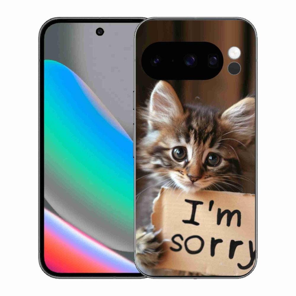 Gélový kryt mmCase na Google Pixel 10 Pro - mačacie ospravedlnenie