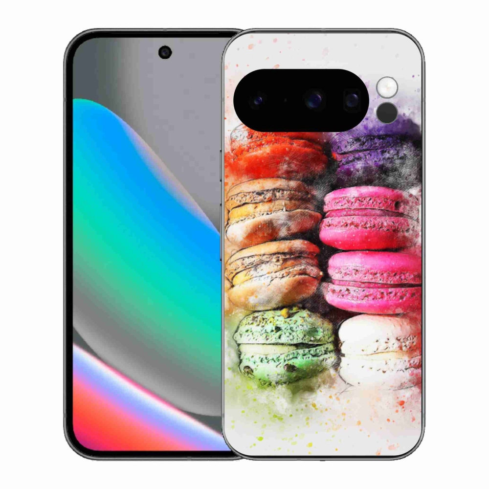 Gélový kryt mmCase na Google Pixel 10 Pro - makrónky