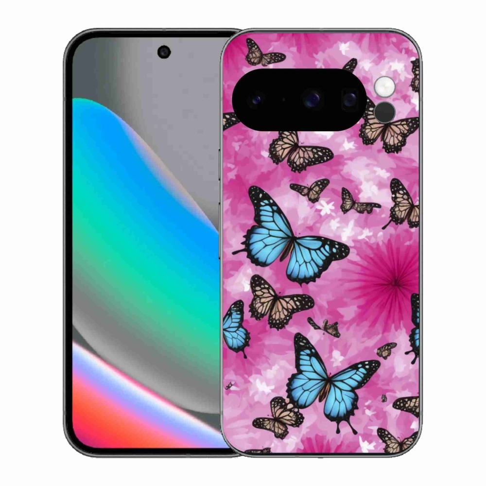 Gélový kryt mmCase na Google Pixel 10 Pro - motýlia záhrada