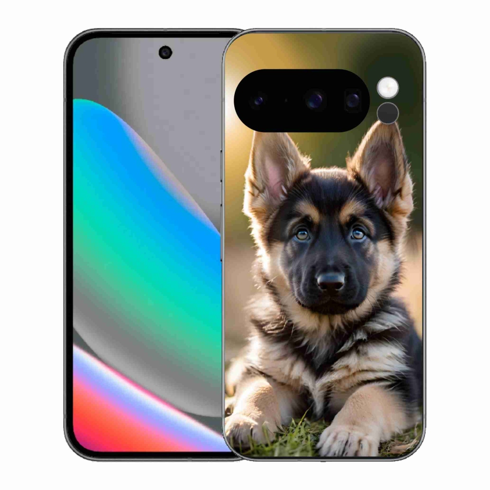 Gélový kryt mmCase na Google Pixel 10 Pro - nemecký ovčiak v prírode
