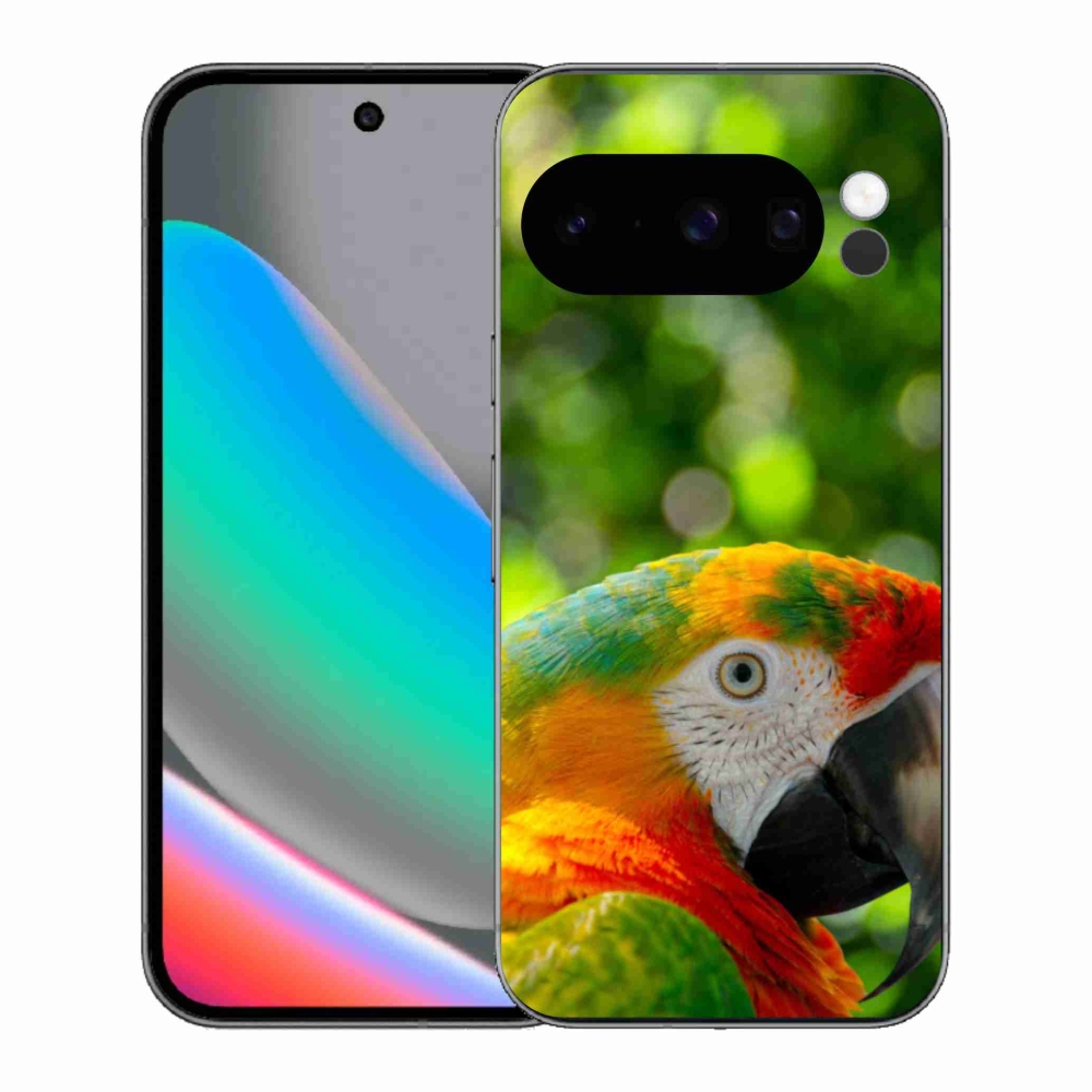 Gélový kryt mmCase na Google Pixel 10 Pro - papagáj ara 3