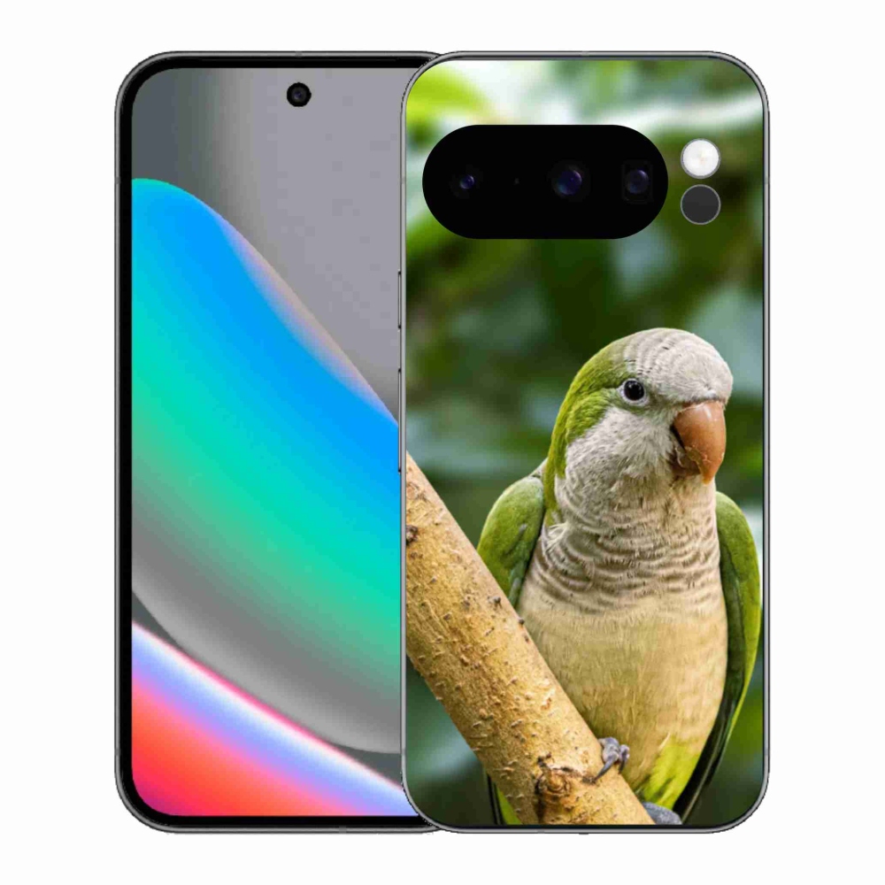 Gélový kryt mmCase na Google Pixel 10 Pro - papagáj mníšok