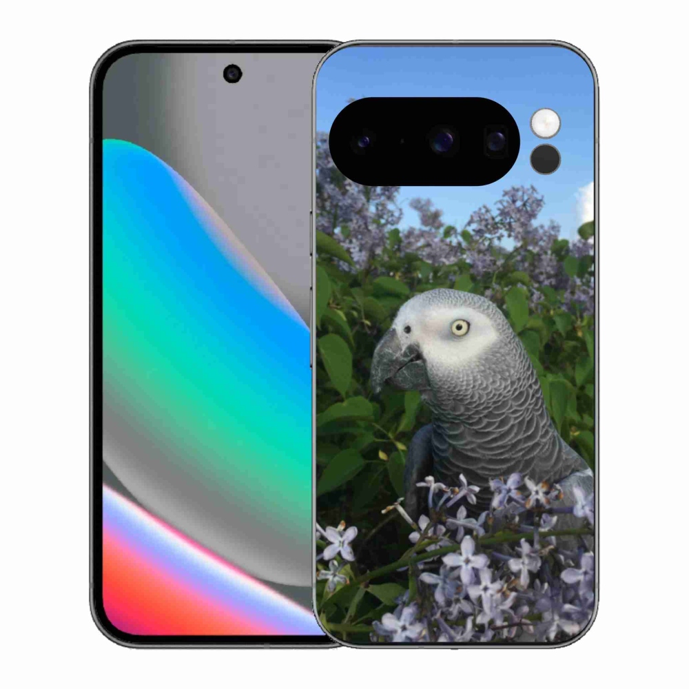 Gélový kryt mmCase na Google Pixel 10 Pro - papagáj žako