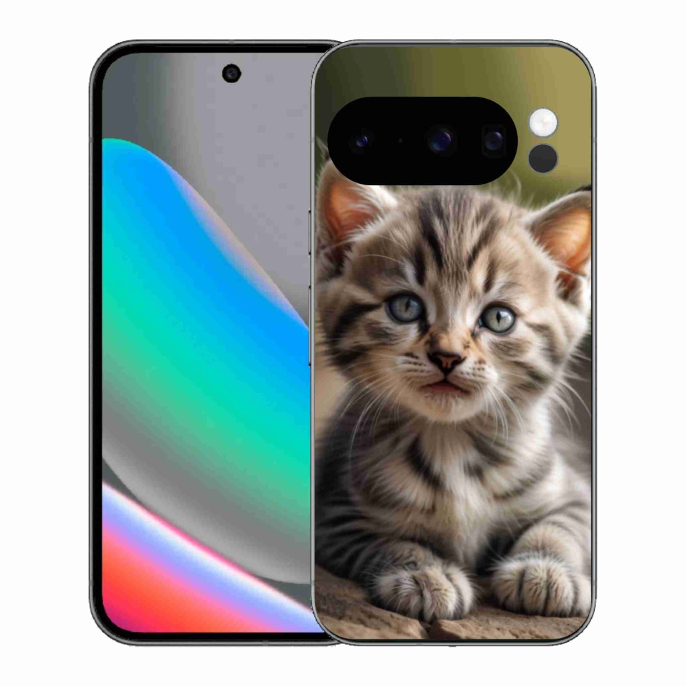 Gélový kryt mmCase na Google Pixel 10 Pro - roztomilé mačiatko 9