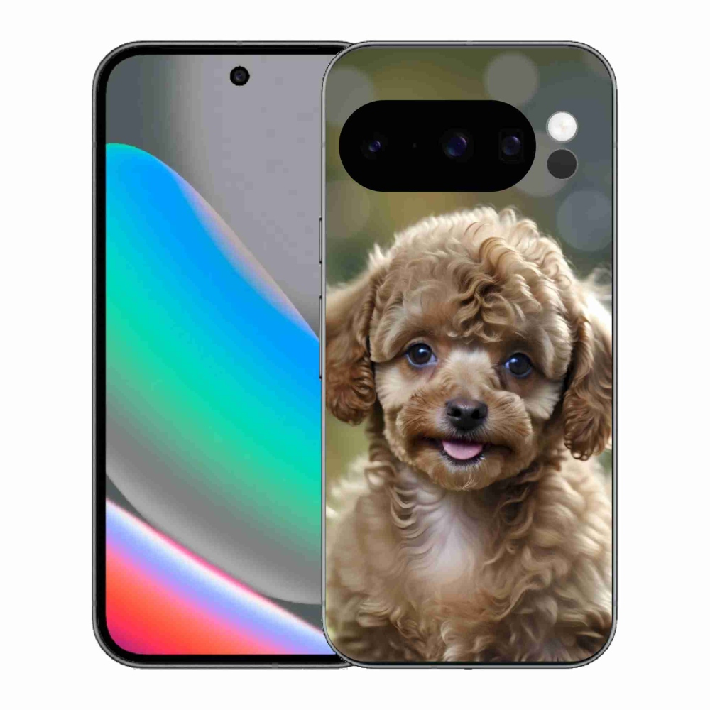 Gélový kryt mmCase na Google Pixel 10 Pro - roztomilý pudel