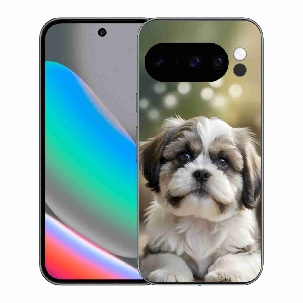 Gélový kryt mmCase na Google Pixel 10 Pro - roztomilý shih-tzu