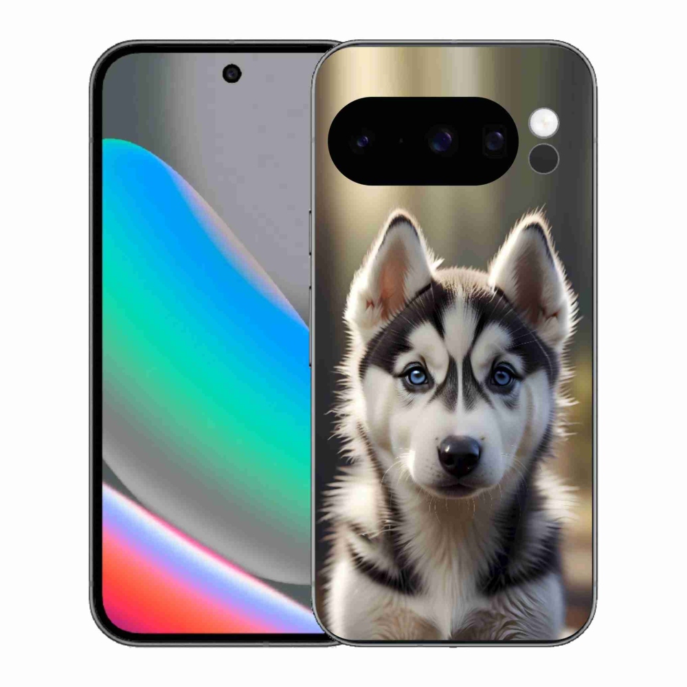 Gélový kryt mmCase na Google Pixel 10 Pro - roztomilý sibírsky husky