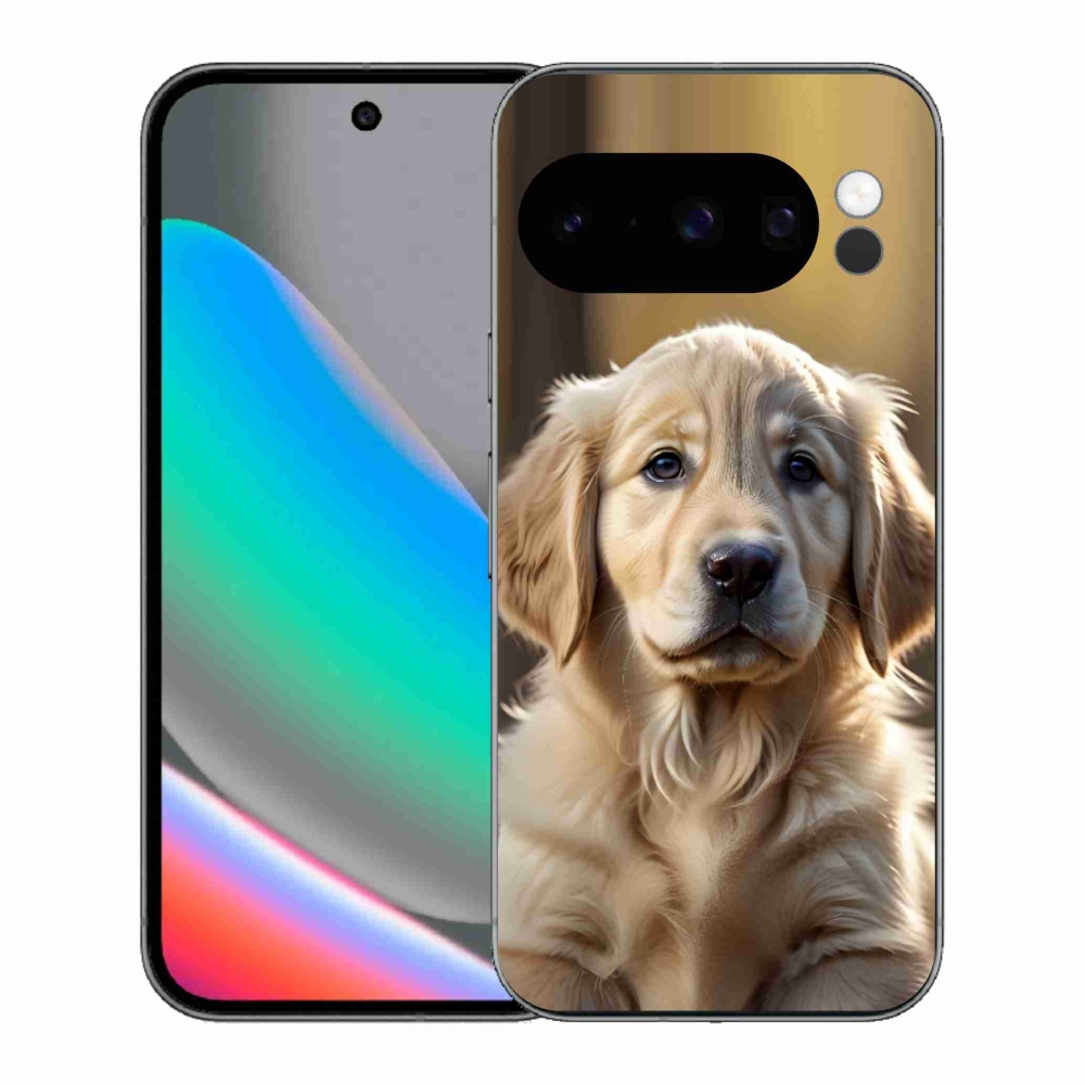 Gélový kryt mmCase na Google Pixel 10 Pro - roztomilý zlatý retriever