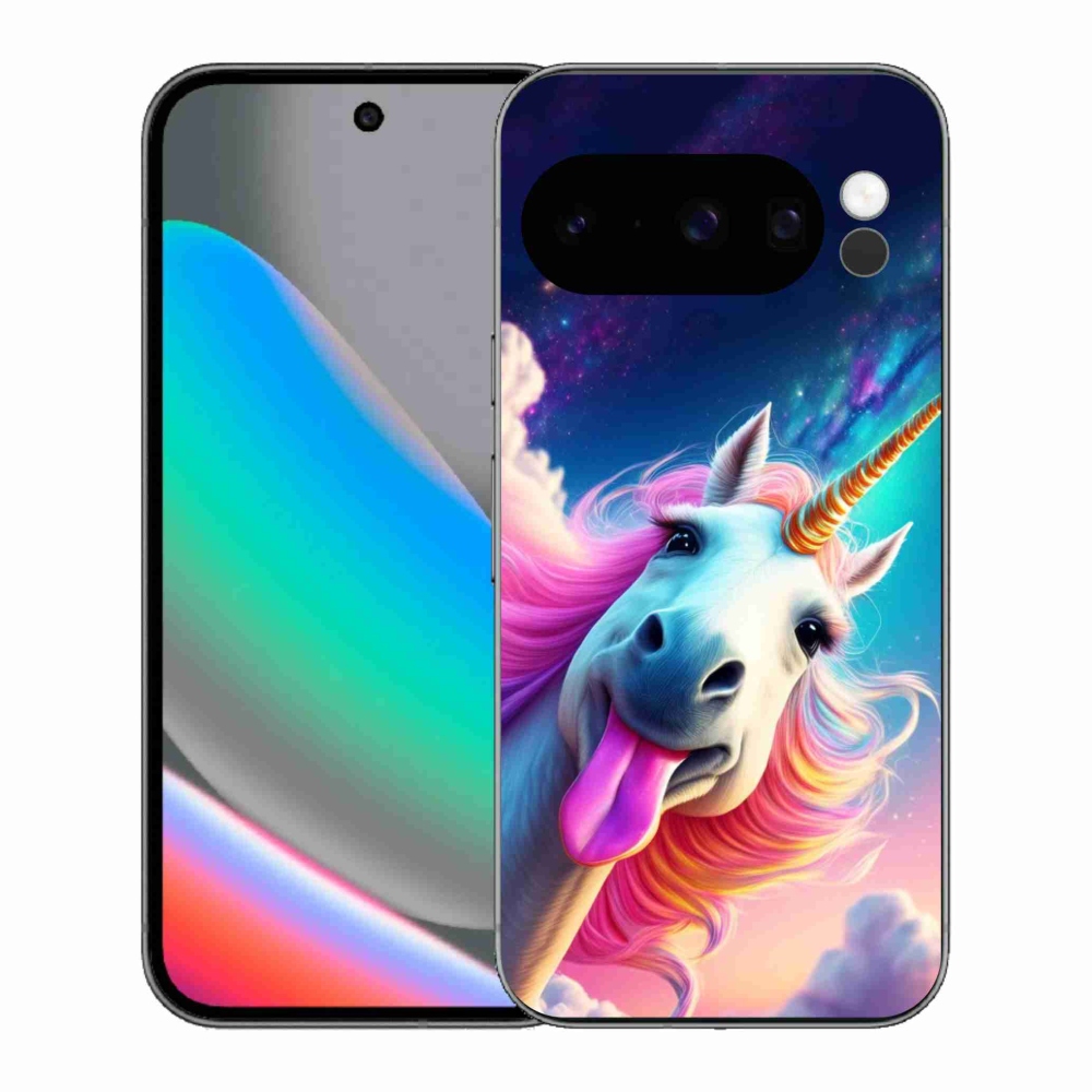 Gélový kryt mmCase na Google Pixel 10 Pro - šialený jednorožec