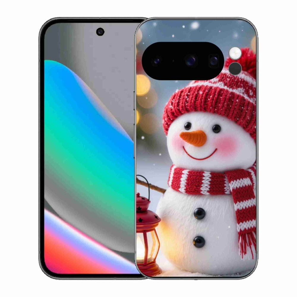 Gélový kryt mmCase na Google Pixel 10 Pro - snehuliak 2
