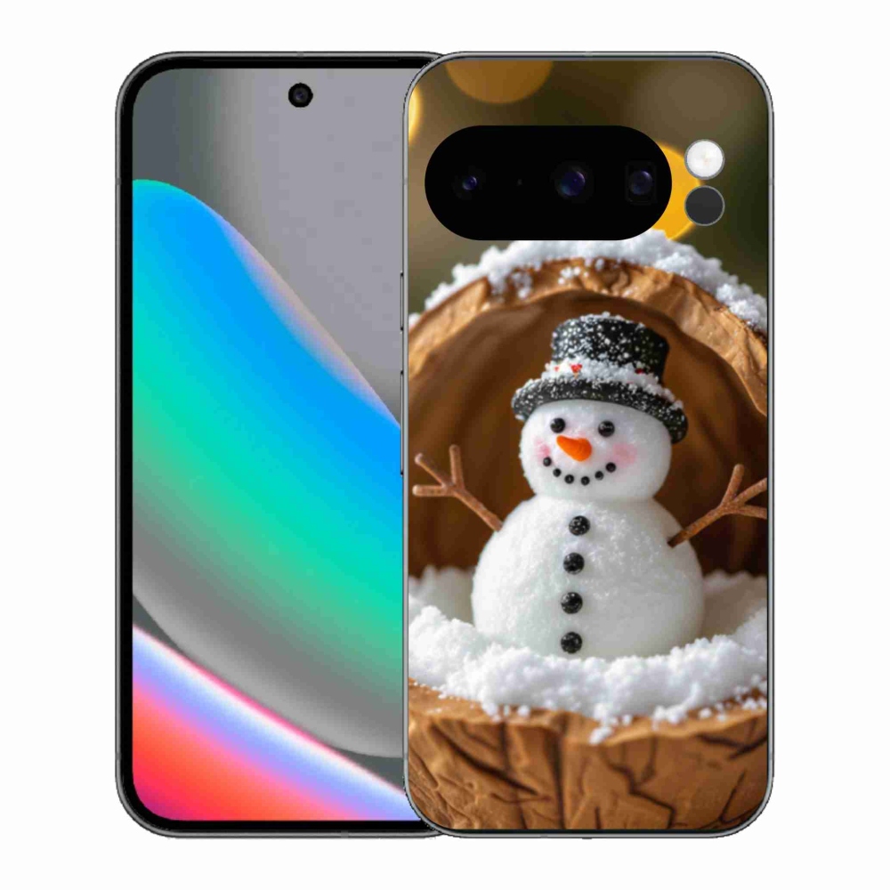 Gélový kryt mmCase na Google Pixel 10 Pro - snehuliak 4