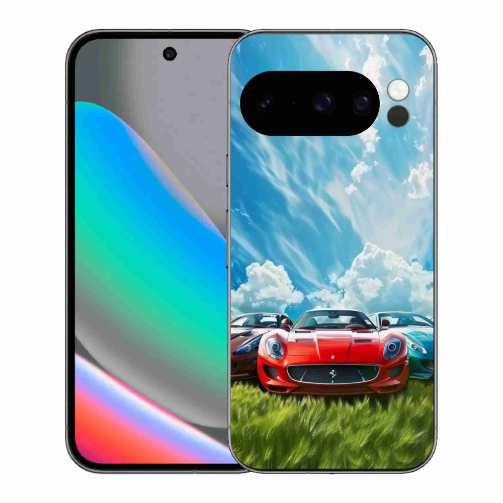 Gélový kryt mmCase na Google Pixel 10 Pro - športové vozidlá