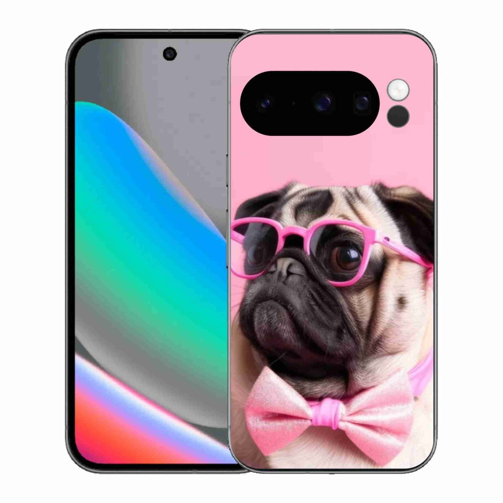 Gélový kryt mmCase na Google Pixel 10 Pro - štýlový mops