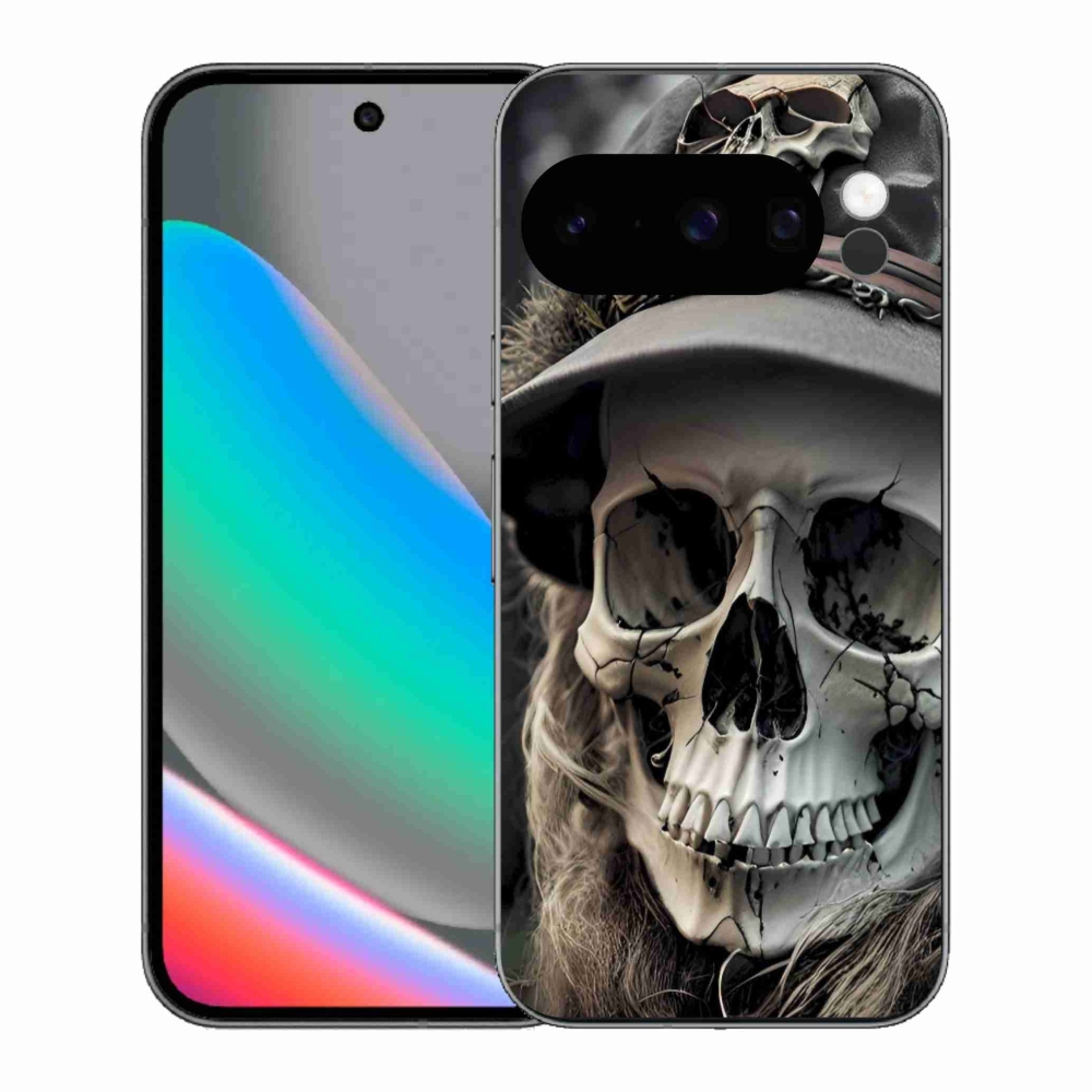 Gélový kryt mmCase na Google Pixel 10 Pro - temná lebka