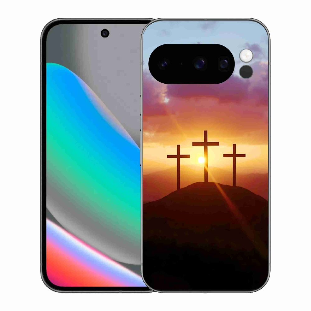 Gélový kryt mmCase na Google Pixel 10 Pro - tri kríža