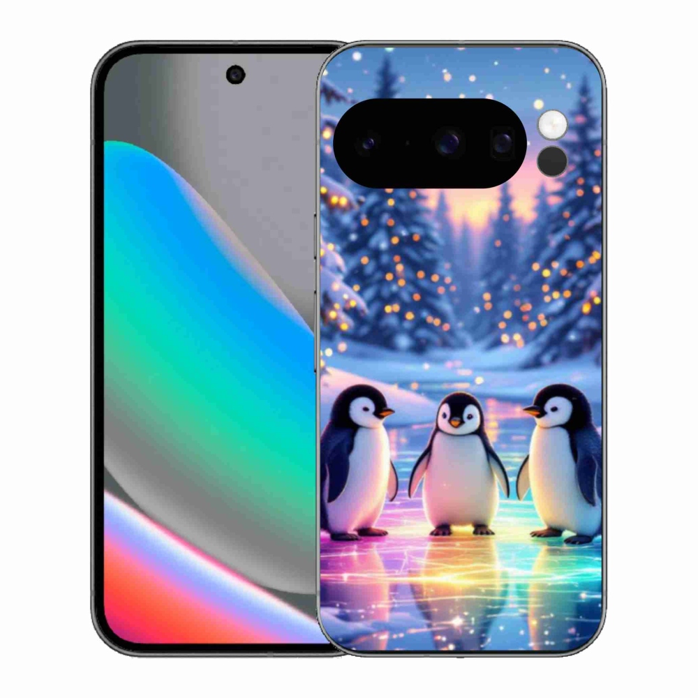 Gélový kryt mmCase na Google Pixel 10 Pro - tučníci