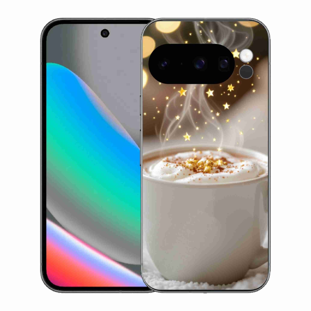 Gélový kryt mmCase na Google Pixel 10 Pro - vianočný horúci nápoj