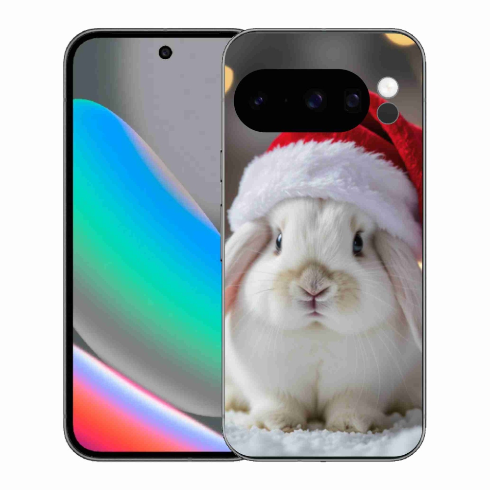 Gélový kryt mmCase na Google Pixel 10 Pro - vianočný králik
