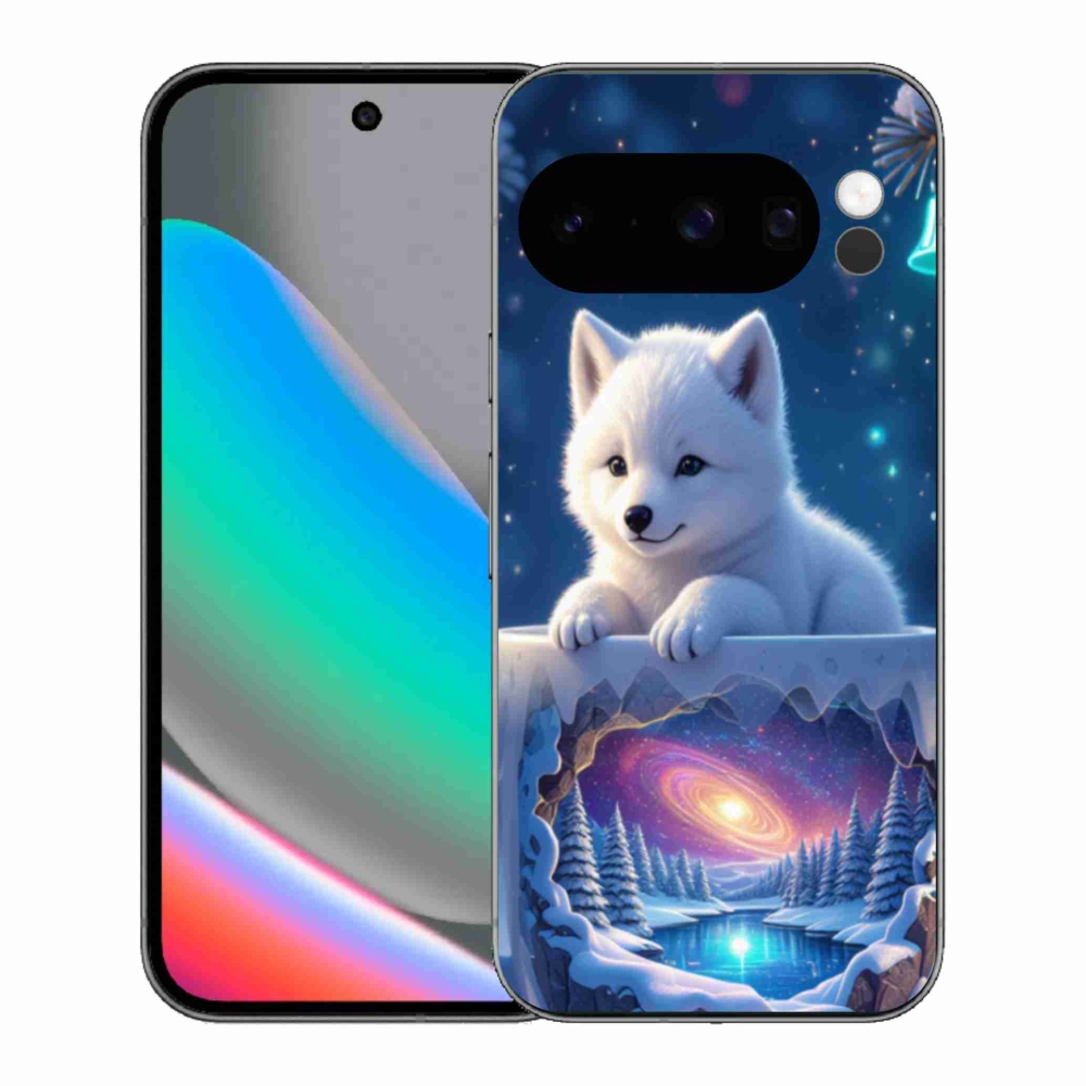 Gélový kryt mmCase na Google Pixel 10 Pro - vianočné šteňa