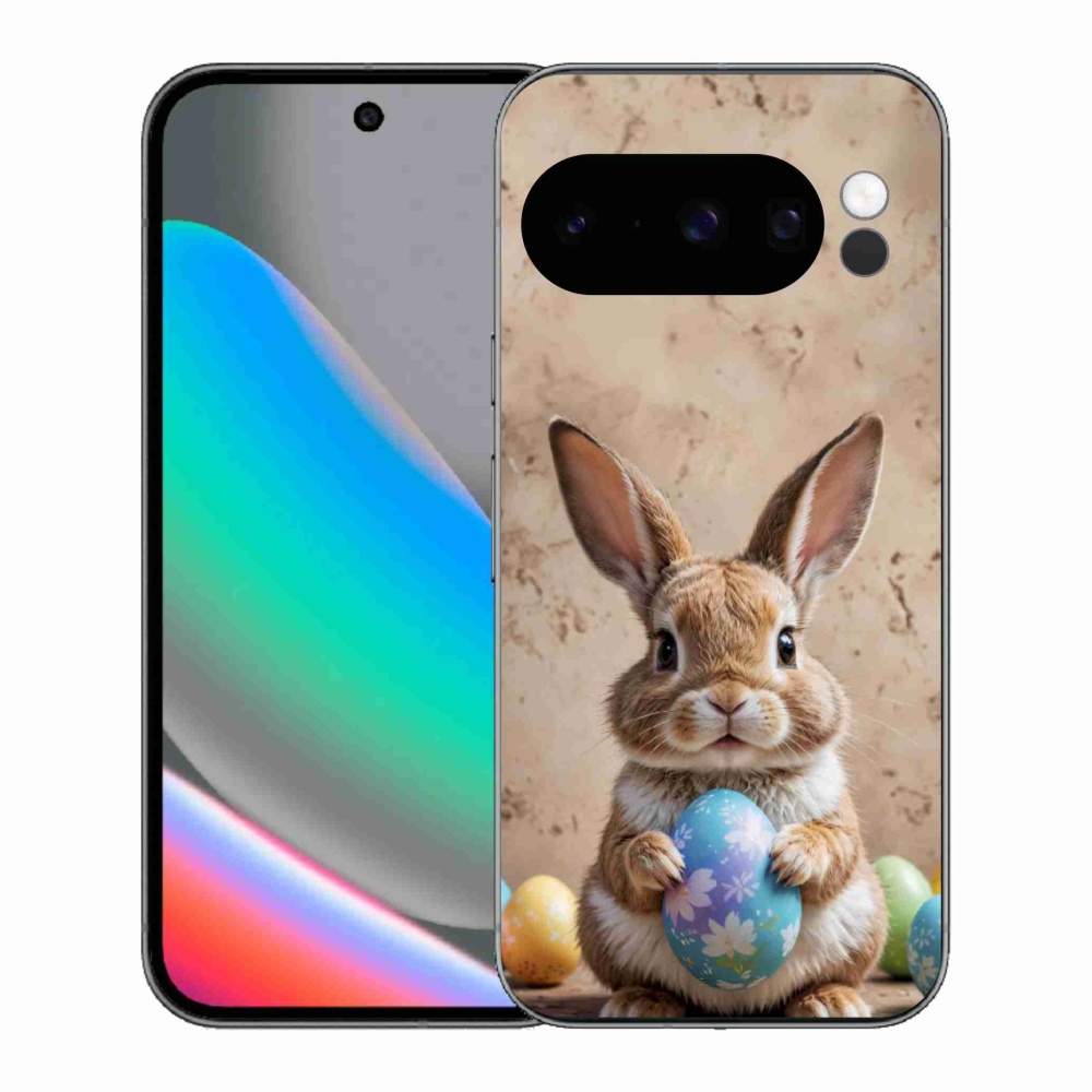 Gélový kryt mmCase na Google Pixel 10 Pro - veľkonočný zajačik