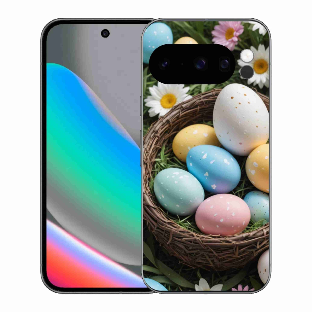 Gélový kryt mmCase na Google Pixel 10 Pro - veľkonočné vajíčka 2