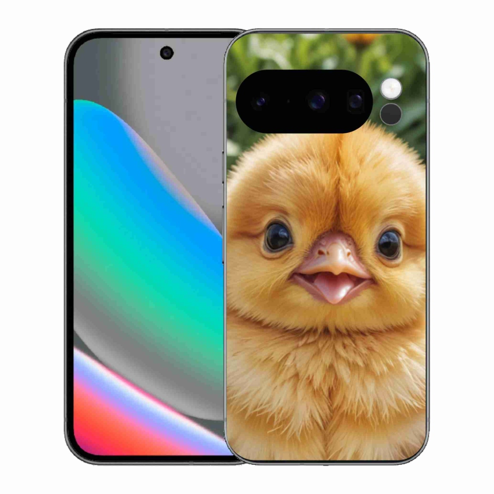 Gélový kryt mmCase na Google Pixel 10 Pro - veselé kuriatko