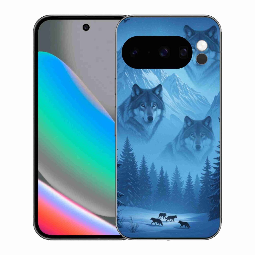 Gélový kryt mmCase na Google Pixel 10 Pro - vlčia svorka