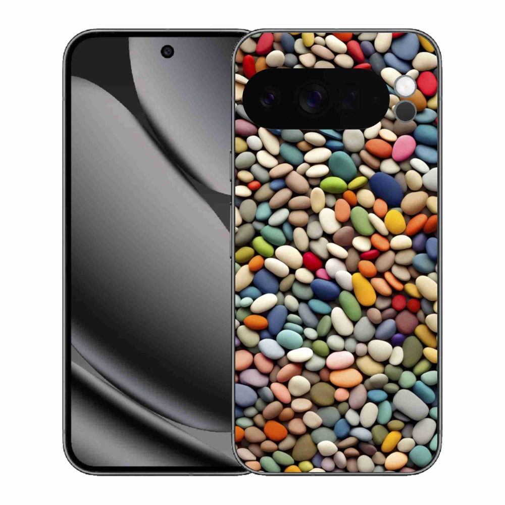 Gélový kryt mmCase na Google Pixel 10 Pro XL - farebné kamienky 2