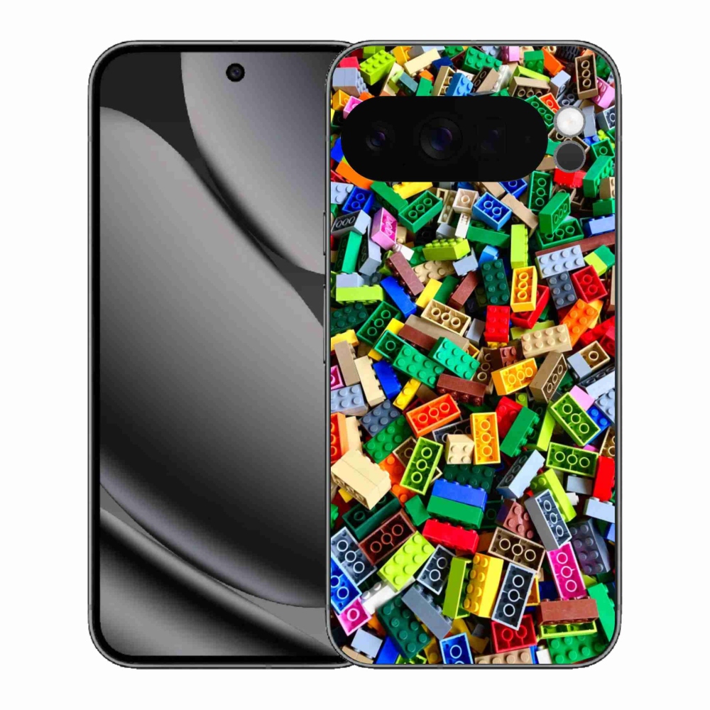 Gélový kryt mmCase na Google Pixel 10 Pro XL - farebné stavebné kocky