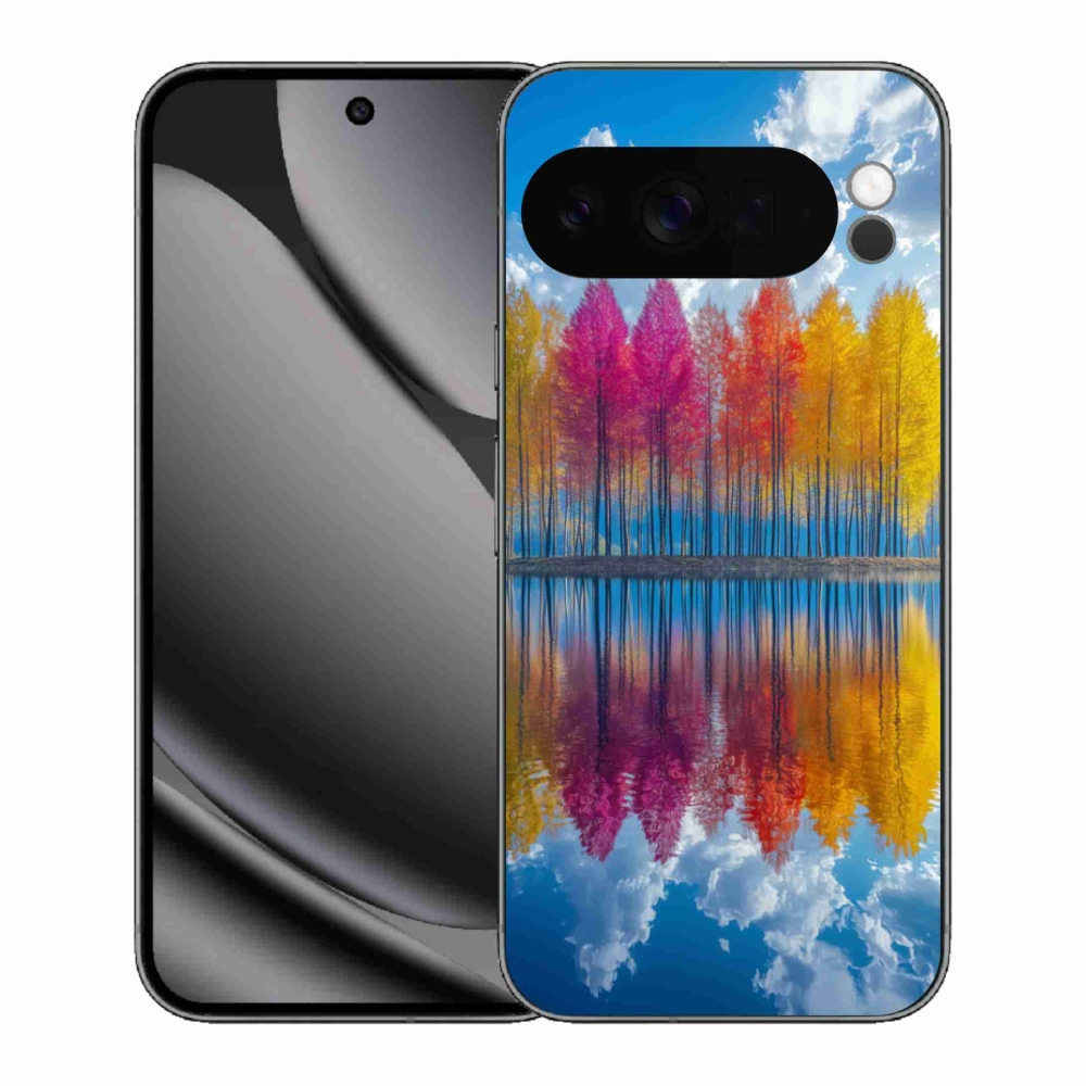 Gélový kryt mmCase na Google Pixel 10 Pro XL - farebné stromy