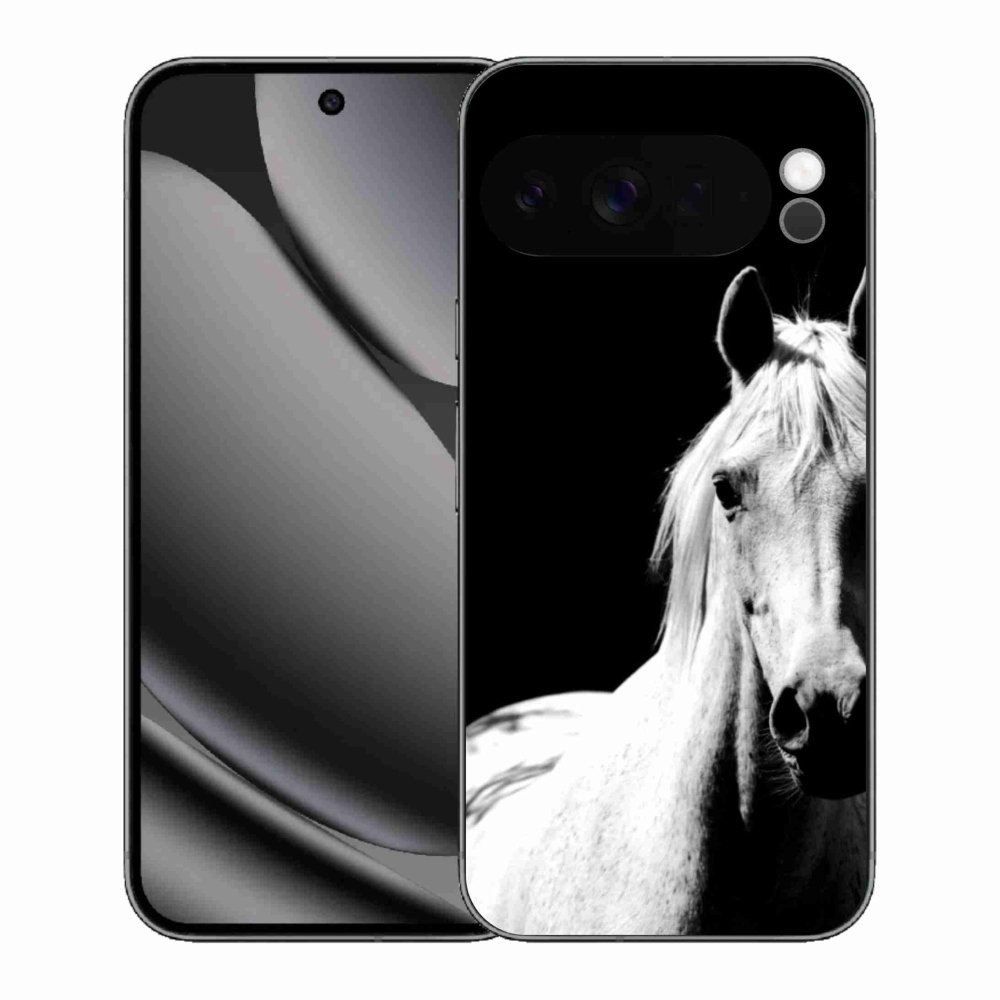 Gélový kryt mmCase na Google Pixel 10 Pro XL - biely kôň 5