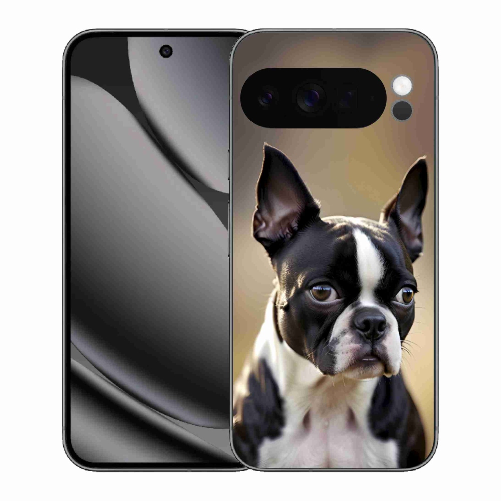 Gélový kryt mmCase na Google Pixel 10 Pro XL - bostonský teriér