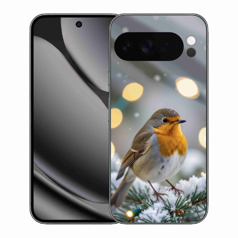 Gélový kryt mmCase na Google Pixel 10 Pro XL - červienka v zime