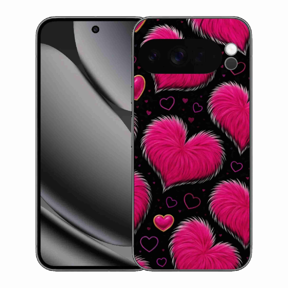 Gélový kryt mmCase na Google Pixel 10 Pro XL - hebké srdce