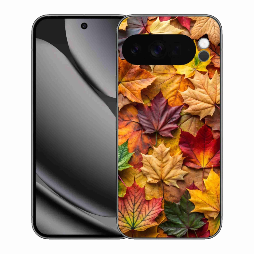 Gélový kryt mmCase na Google Pixel 10 Pro XL - javorové listy 2